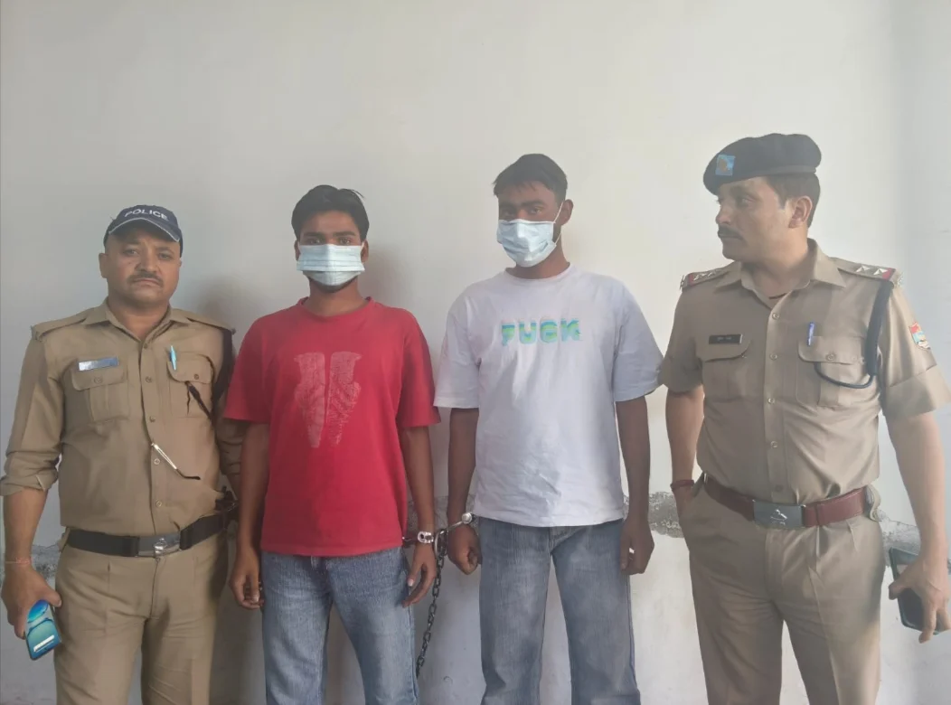 रुड़की में फायरिंग कर दहशत फैलाने वाले 2 बदमाश गिरफ्तार, तमंचा-कारतूस बरामद